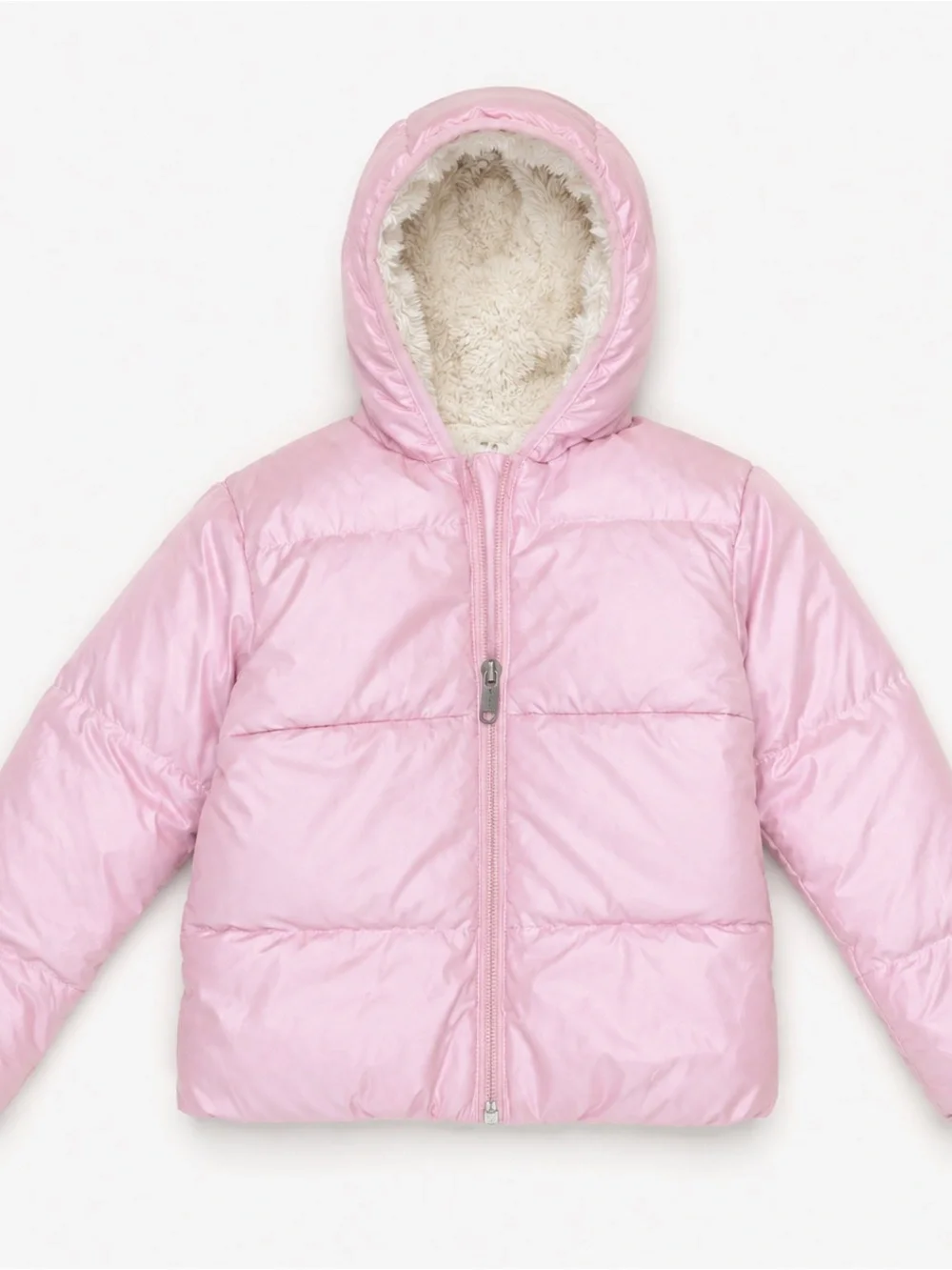 The North Face Baby Girls Pink Hooded Puffer Jacket Size 18 to 24 Months
